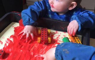 Finger painting activities