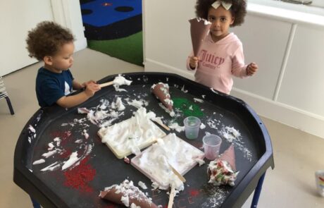 Messy play activity