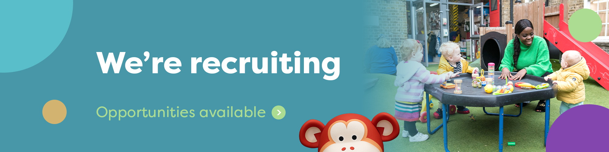 Monkey Puzzle Streatham Common is recruiting for qualified Nursery Practitioners